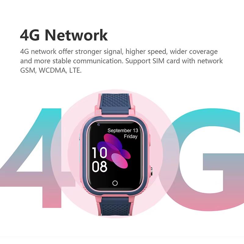 2025 New 4G Smart Watch Kids GPS WIFI Video Call SOS IP67 Waterproof Child Smartwatch Camera Monitor Tracker Location Phone Watch