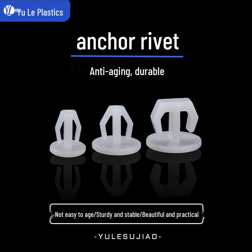 

Single Anchor Rivet: Transparent Milky White LED Fixing Clip for 3-6 Diameter PC Card Holes Transparent M5x5.3 Single