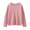 One-Word Neck Sweater Niche Fashion Simple Versatile Design Sense Lazy Wind Pullover Loose Large Version Cashmere Sweater Women