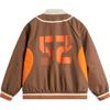 Li Ning BadFive Collection Basketball Collection Jackets & Coats Men's Brown/Oat Gray/Vibrant Orange AFDU491-2