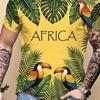 Men's Fashion 3D Printed Men's T-Shirt Round Neck Short Sleeve Trendy Street Wear