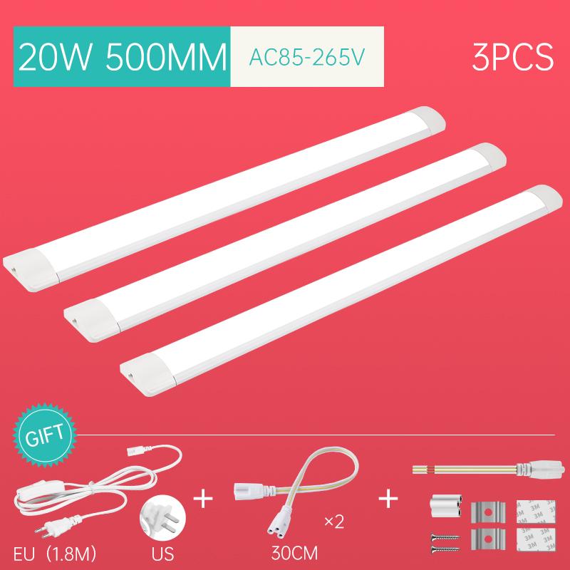 LED-Röhre 30cm T5 T8 Licht für Zuhause 220V LED-Lampenröhre Stange 10W 20W Kaltweiß Warmweiß 4ft LED-Röhrenlicht 500mm Röhrenbeleuchtung