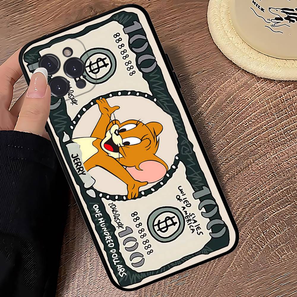 Cartoon T-Toms And J-Jerrys For Iphone 17 16 15 14 11 12 13 Pro Max Plus Case Cute Art Phone Cover