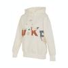 Nike Sweatshirts Women's White Hooded Non Detachable Moderate Regular FV3977-133