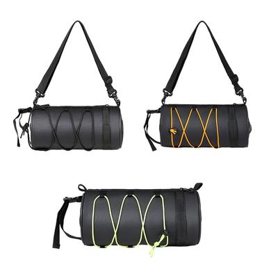 Shoulder Bag Versatile External Elastic Cord Large Capacity Waterproof Bike Frame Bag Bicycle Accessories Cycling Outdoor Sports