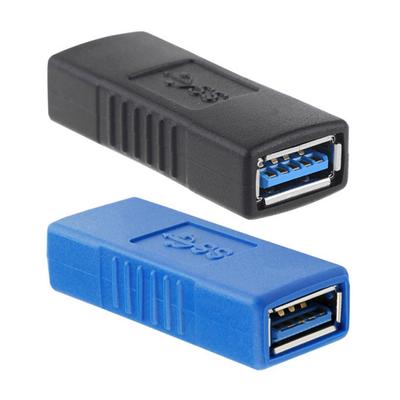 USB 3.0 Coupler Female To Female Adapter  Extender Connection Converter High Speed for PC Laptop Computer