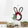 Handmade Easters Door Wreath with Rabbit and Bright Detail Display Garlands Perfect for Holiday Homes Decors