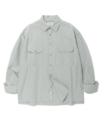 FILLUMINATE Daily Pocket Shirt - Light Grey