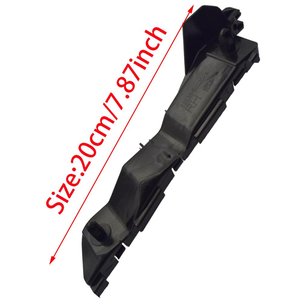 2Pcs Front Bumper Bracket Cover Guide Left Right For Toyota Avensis II T25 2003 2004 2005 2006 2007 2008 52536-05020 52535-05020