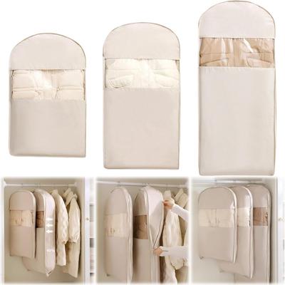 Kleidung Kompressionsbeutel Kleiderschrank Organizer Daunenjacke Kompressions-Aufbewahrungsbeutel Platzsparend Schrank Kleidung Organizerbeutel
