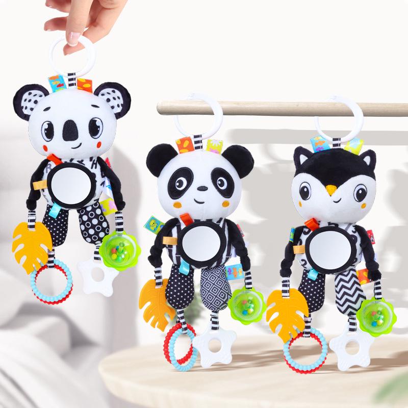 

Aipinqi Black & White Koala Baby Mobile with Teether Toy