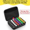 Mini Vials Caps 6 Piece Multipurpose Labware Lids Caps for Glass Vials for Lids Quick Organization Identification Industrial