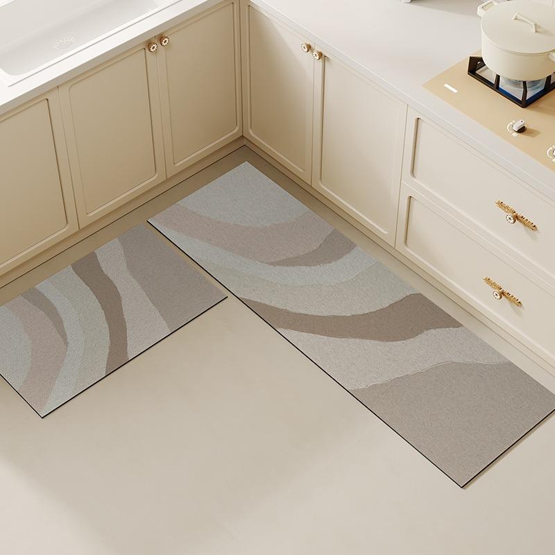 

Впитывающий коврик для кухни, нескользящий коврик для пола, диатомовая грязь, впитывающий масло, коврики для ног, японский декоративный коврик для туалета и душа 50x80cm