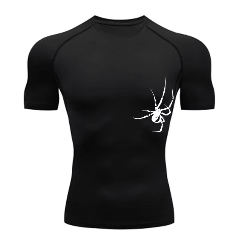Men's T-shirt Men Running Sport T Shirt Men Compression Fitness Tops Tee Quick DryTight Training Gym Sport Running Shirts