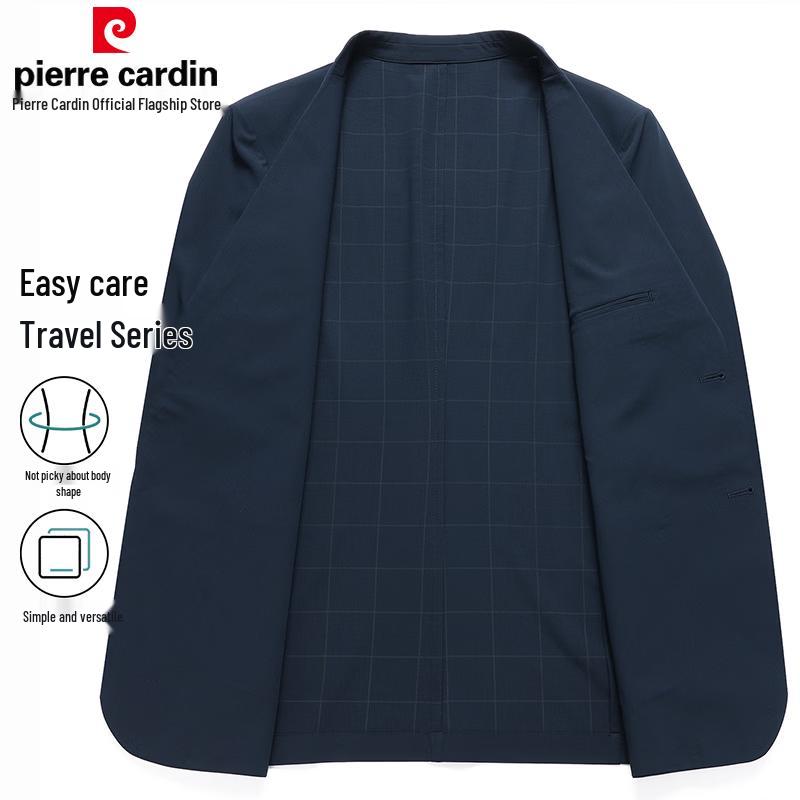 Pierre Cardin Men's Lightweight Anti-Wrinkle Sun-Protection Business Casual Blazer