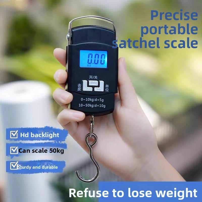 

High-precision Household Portable Small Weigher Hook Portable Spring Scale Portable Scale Battery