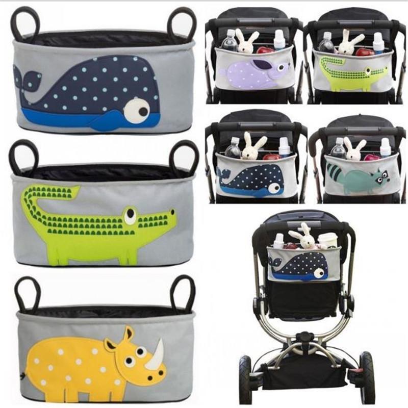 Kinderwagen Tasche mit Tier Design Langlebiges Polyester Baby Windel Organizer Für Mütter