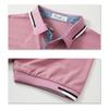 New Summer Men Polo Shirts Short Sleeve Plus Size Loose Breathable Elasticity Business Casual