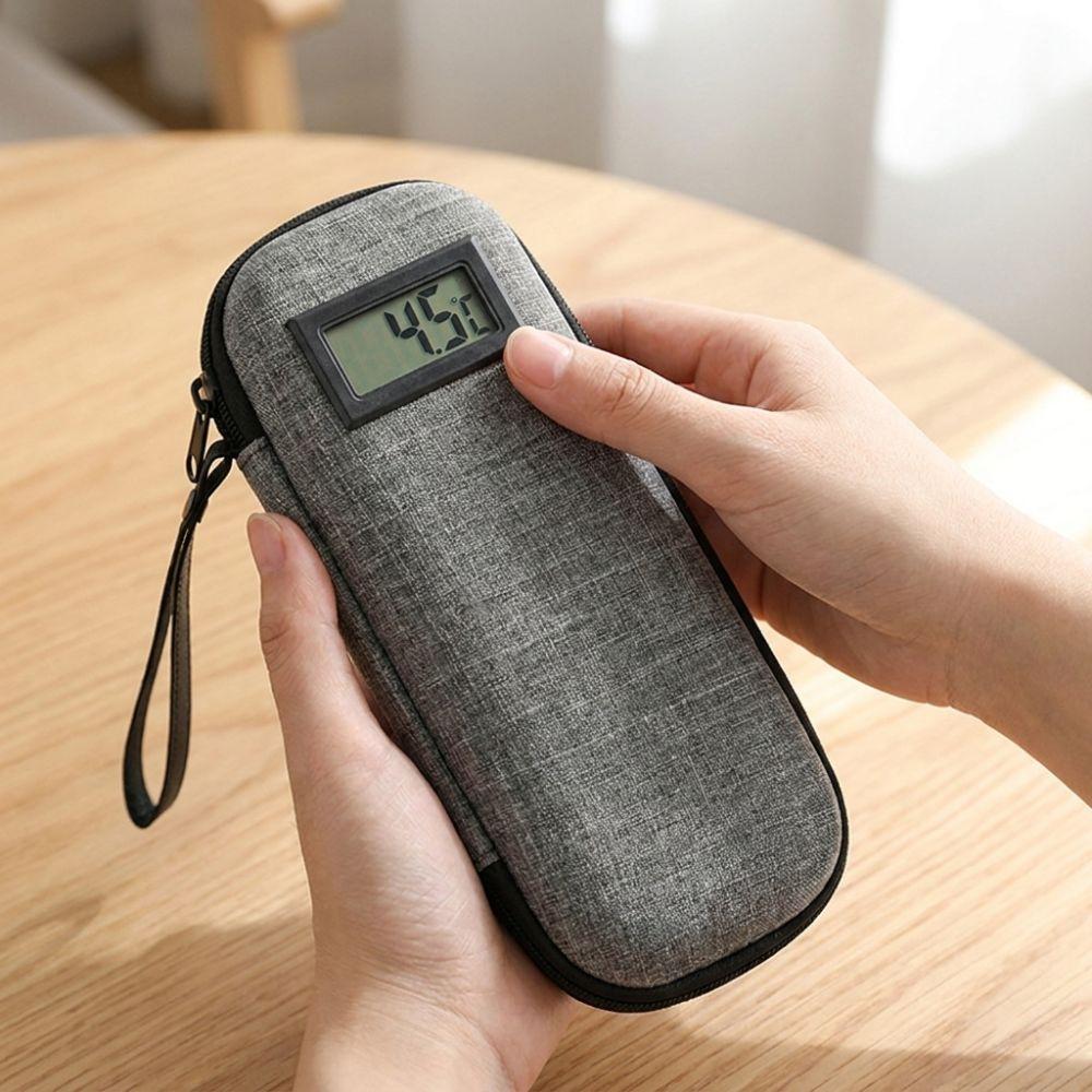 Temperature Display Insulin Vial Storage Case Waterproof Insulin Pens Storage Box Portable Use