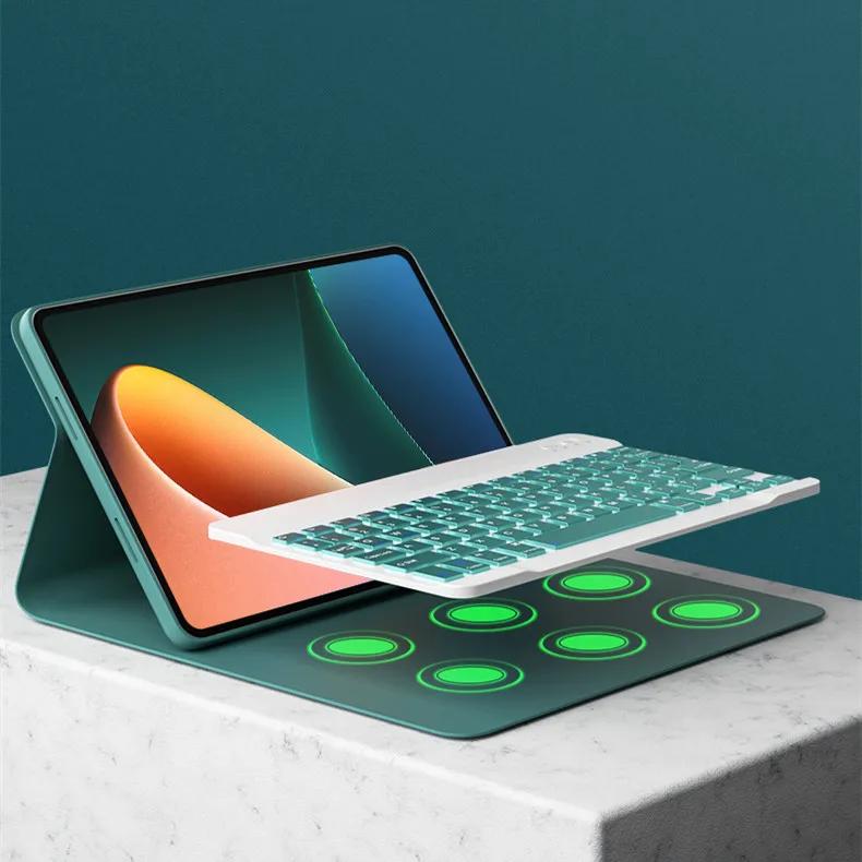 Tablet Tastatur Hülle Für Mi Pad 7S Pro 12,4 Zoll Bluetooth Tastatur Abdeckung Ständer Mit Stifthalter Funda