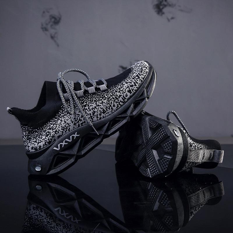 

2024 Осень Новые универсальные мужские спортивные туфли Модные туфли Корейские удобные дышащие модные модные повседневные кроссовки21 44 чёрный