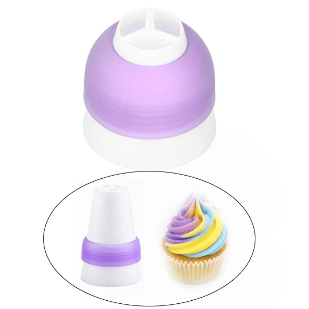 Extrusion Type Cake Decorating Tips Set Food Grade PP Russian Nozzle Converter  Fondant Cake
