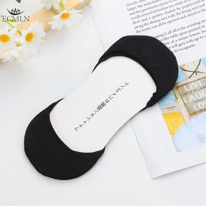 1/5 пары женских носков, невидимые носки, ультра-короткие подкладки, женские невидимые летние носки-лодочки one size чёрный