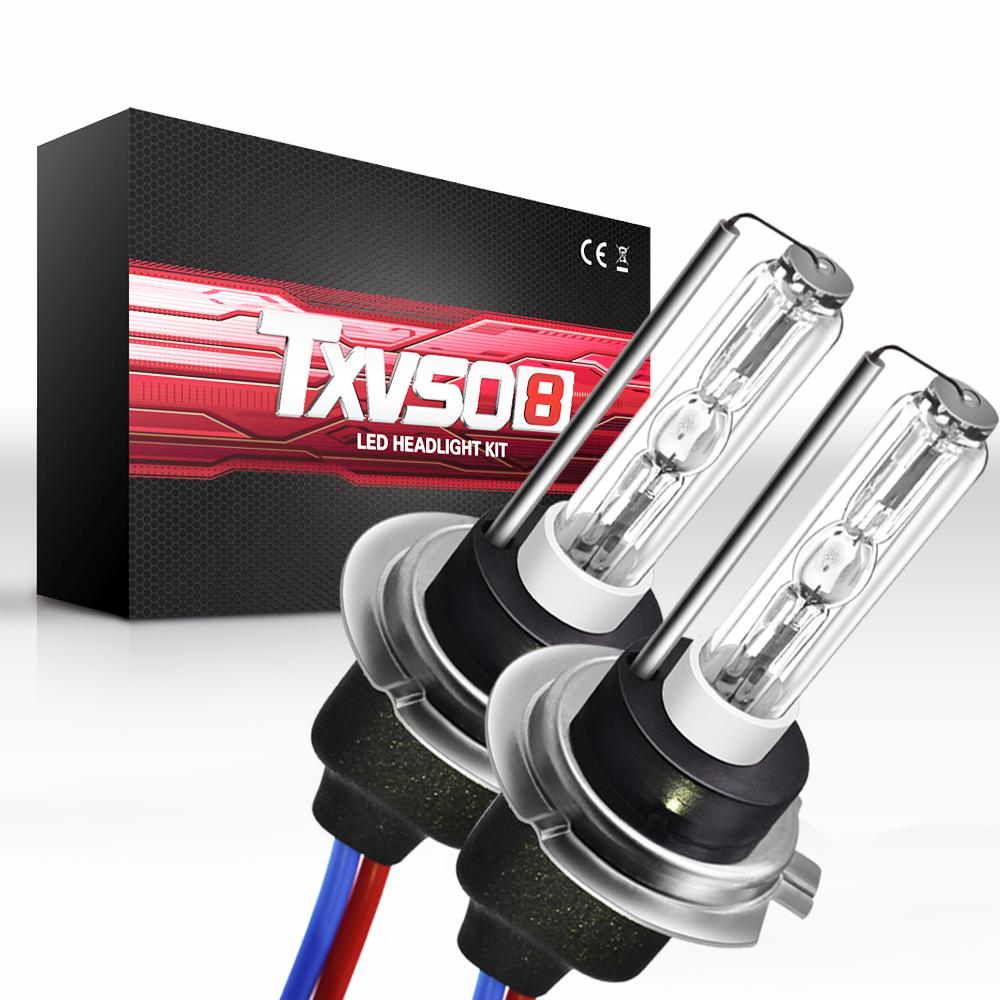 Buy H7 Hid Xenon Headlight Bulbs Kit Metal Base 5000/6000/8000K Bulb