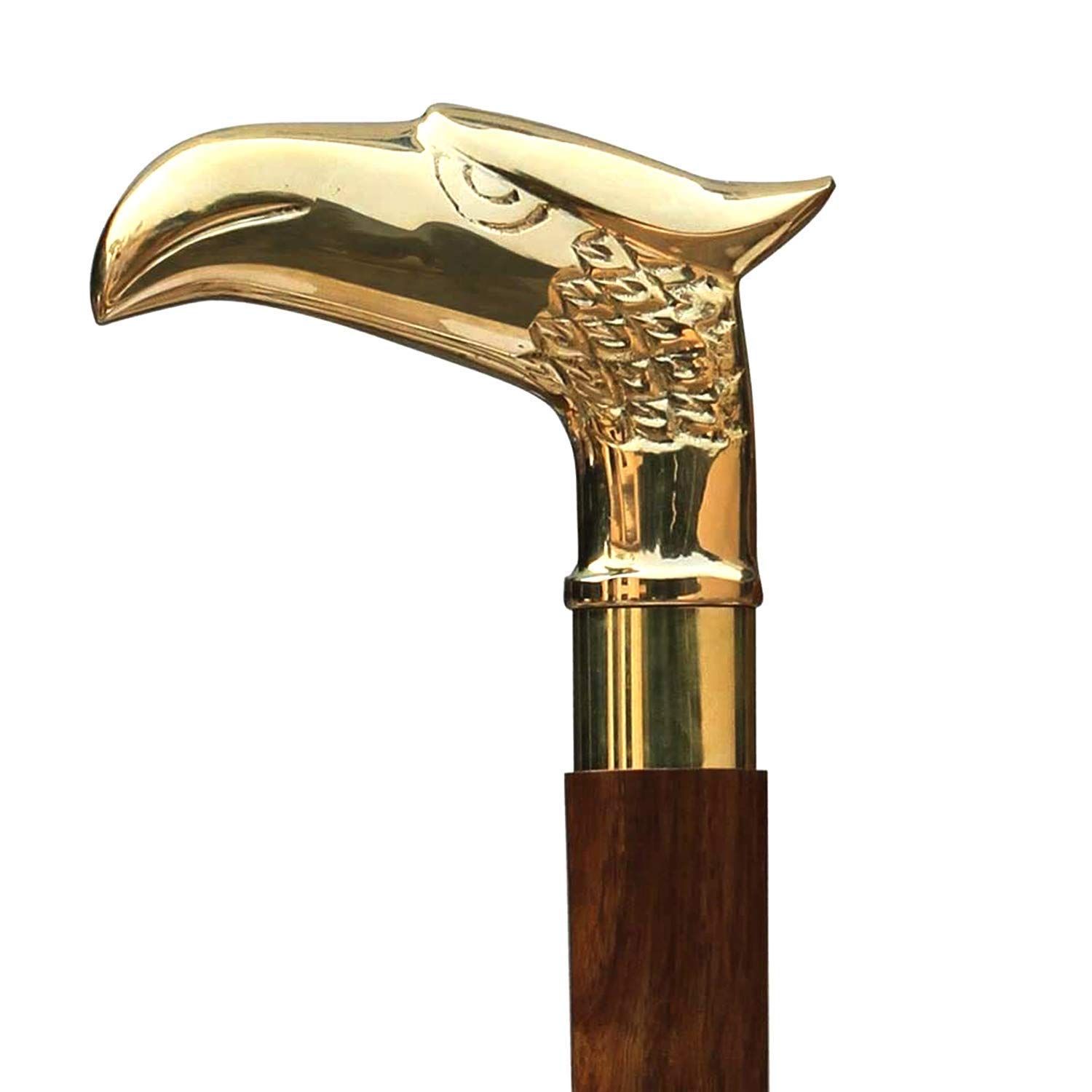 

Антикварные деревянные трости 36 дюймов с латунной рукояткой