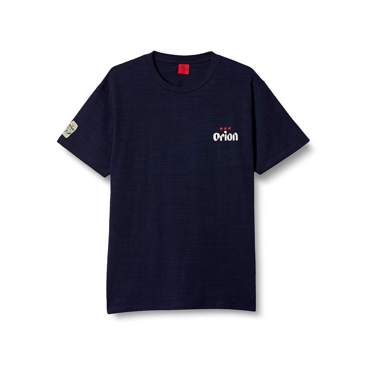 Orion Beer Shisa (Navy) Brewery Collaboration T-Shirt (Okinawa) Unisex Adult