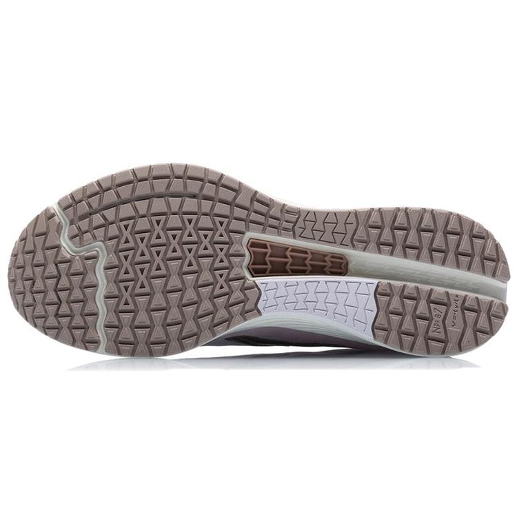 Li Ning Red Hare 4 Amorti Antidérapant Résistant à l'Abrasion Basse Tige Chaussures de Course Femmes Rose Blanc Noir ARMR004-3