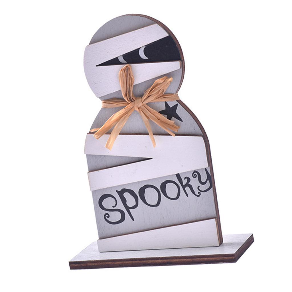 Eco Friendly Halloween Wooden Decoration For Indoor Outdoor Holiday Home Party DIY Craft