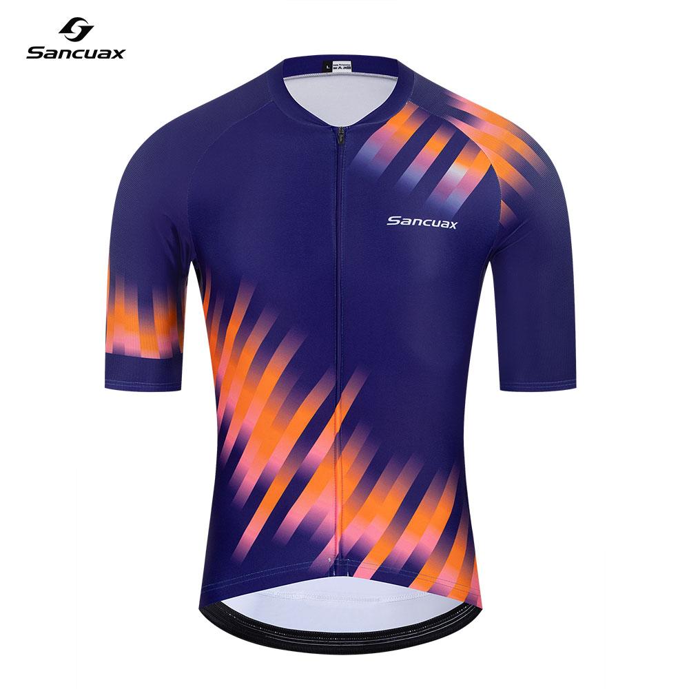 

2026 Summer Breathable Cycling Suit Men Short Sleeve Set Spring Summer Breathable Quick Dry Road Bike Clothing Bicycle Tops S