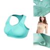 Women Breathable Padded Sports Bra With Hollow Out Design And Pure Color