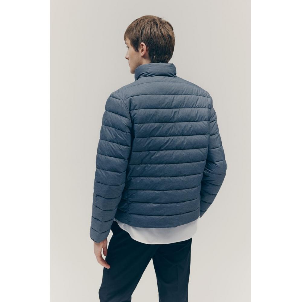 H M ligHtweigHt Puff Jacket sliM Fit Grey