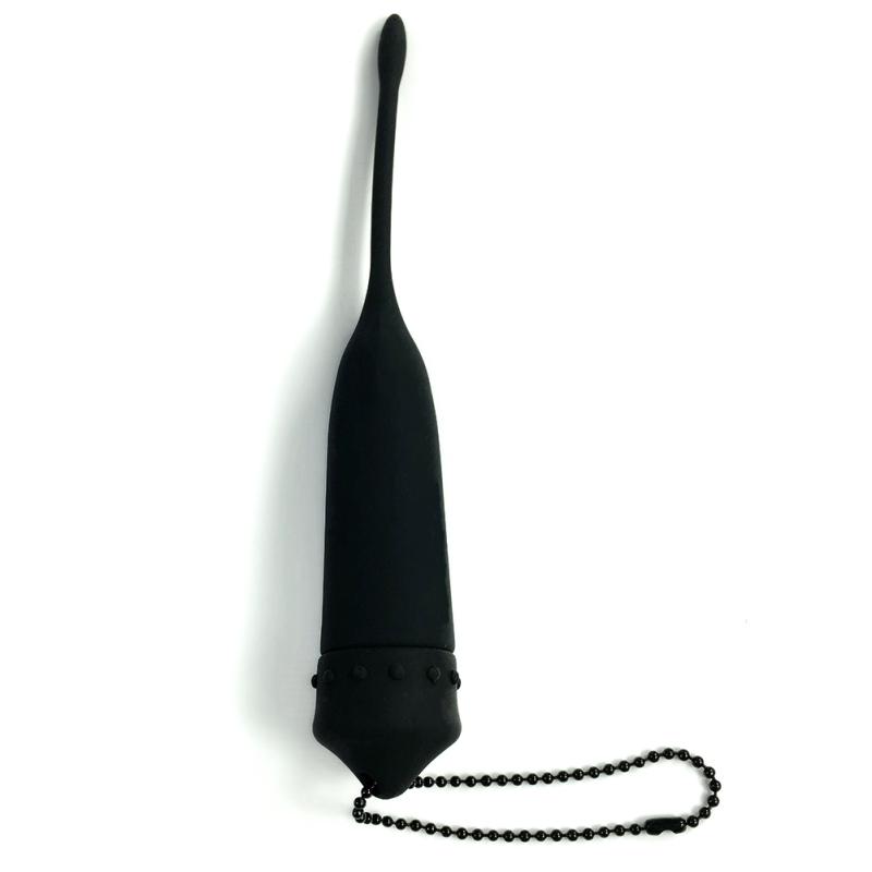 Dospělí muži Mini Silikonová Urethra Stimulují Vibrátory Pár Sex Hračka Masturbace