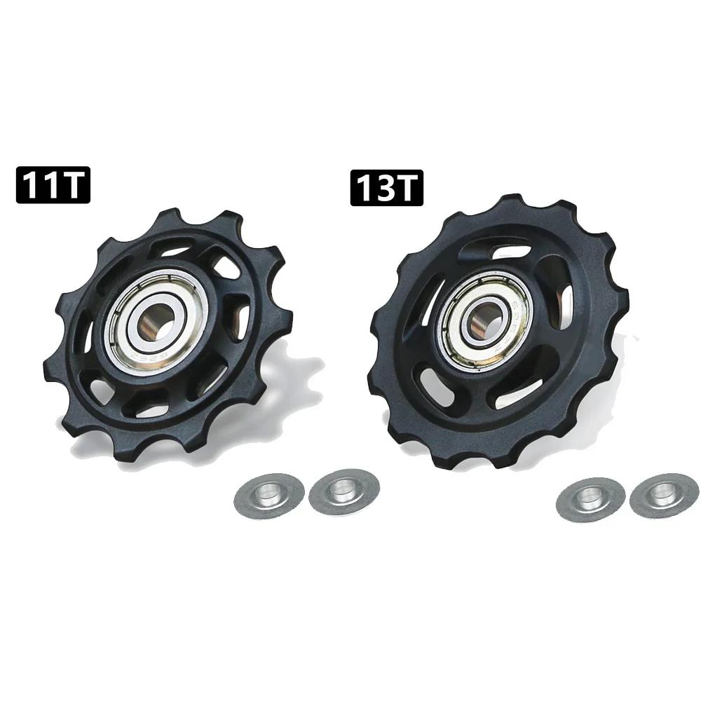 11T 12T 13T 14T Bearing MTB Bicycle Rear Guide Wheel Road Bike Jockey Rear Derailleur Pulley Roller for Shimano Sram Repair Kit