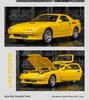 Zhongyuanxing RX-7 Alloy Coupe Car Model with Pull Back, Sound, and Light Features