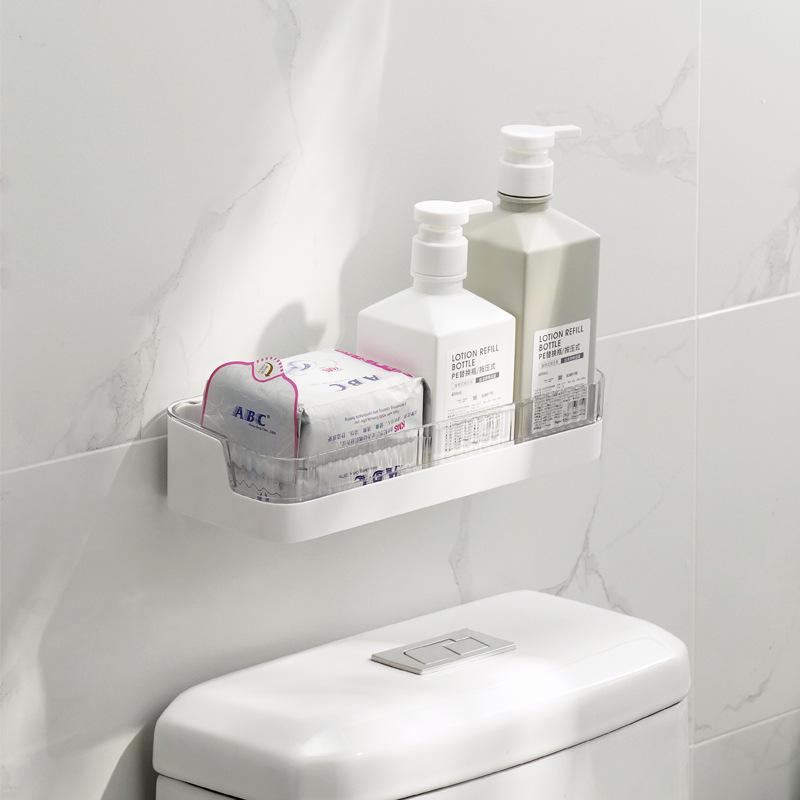 Wall-Mounted Punch-Free Bathroom Storage Rack