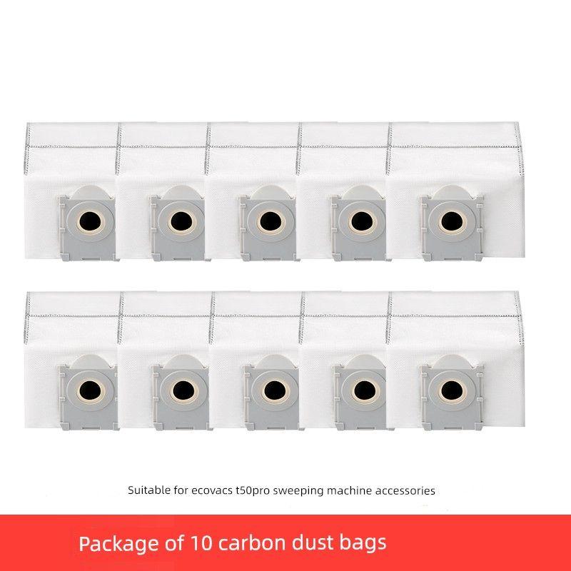 Suitable for Ecovacs T50Pro Sweeping and Mopping Robot Accessories Mop Cloth Cleaning Liquid Roller Brush Dust Bag Filter