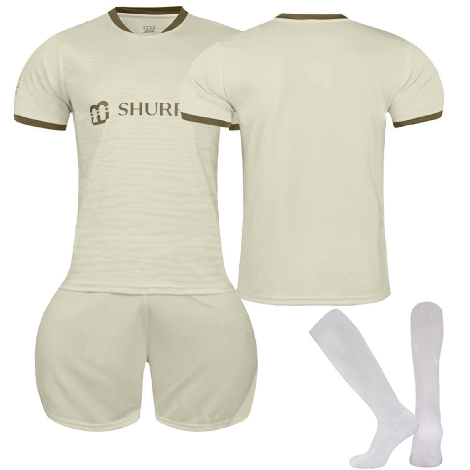 2223 Al-Nassr FC Second Away Football Jerseys Shorts Socks Set New Shorts Socks Adult Sizes Outfits L