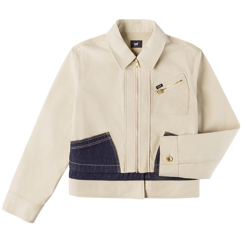 

Lee Women s Lapel Patchwork Jacket M