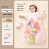 Beikoo Baby Sleep Bag: All-in-One Anti-Kick Quilt, Pure Cotton, Temperature Regulating, for Spring/Autumn/Winter, A-Class Pajamas.