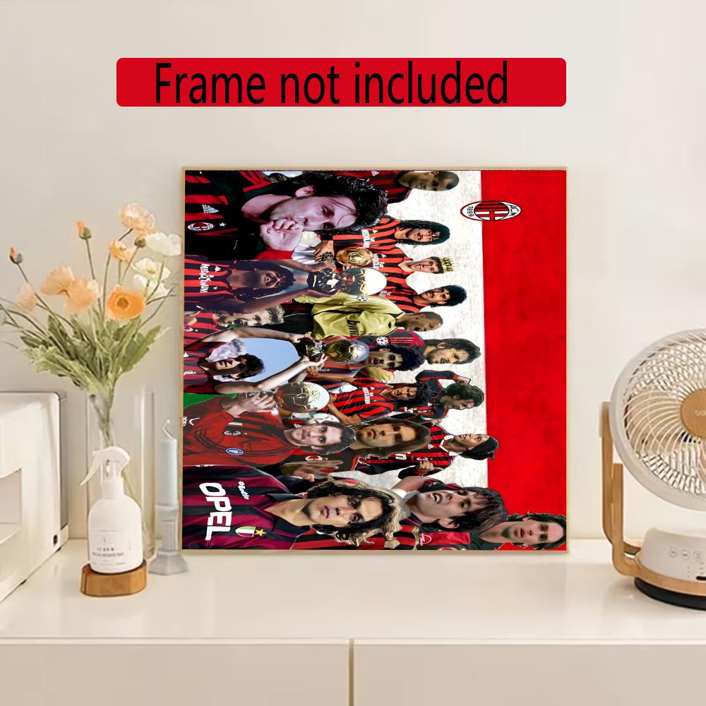 Ac Milan 5D Diy Diamond Paintings Mosaic Wall Round Diamond Art Painting Kits Embroidery Crystal Accessories Frameless