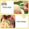 Pelapatate a Forma di Avocado Pelapatate Portatile Mini Pelapatate per Patata Pomodoro Frutta Retrattile da Esterno Pelapatate per Frutta Design con Blocco di Sicurezza Gadget da Cucina