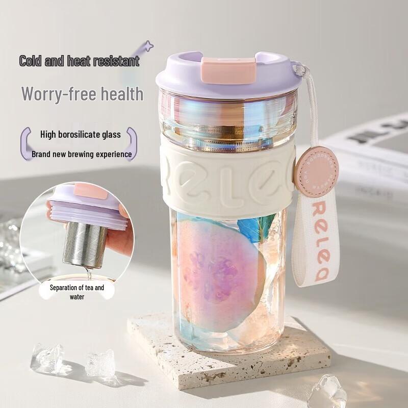 WUSHIWUSHI Borosilicate Glass Cup