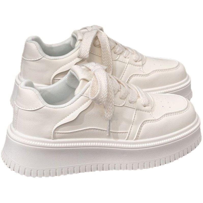 Women's Shoes Platform Muffin Niche Casual Board Shoes Spring Height Increase Lightweight New Versatile
