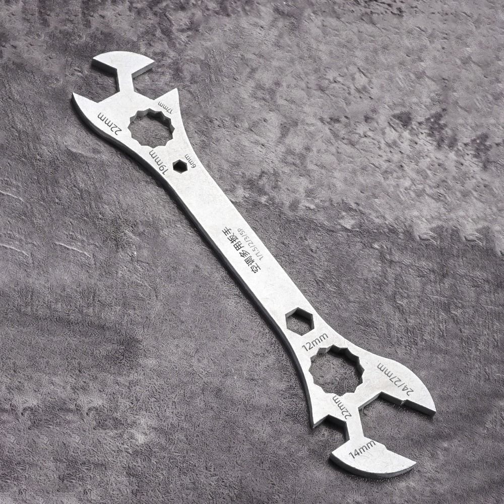 Alloy Steel Air Conditioner Wrench Thickening and Hardening Double-End Wrench Open End Wrench