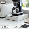 Cajones de almacenamiento inferior para electrodomésticos estante de cocina artículos de almacenamiento debajo del electrodoméstico cajón cubiertos organización de artículos pequeños mesa encimera blanco gris oscuro