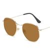 Women Sunglasses New Fashion Multilateral Metal Sun Glasses Men Classic Luxury Brand Design Mirror Eyewear Uv400
